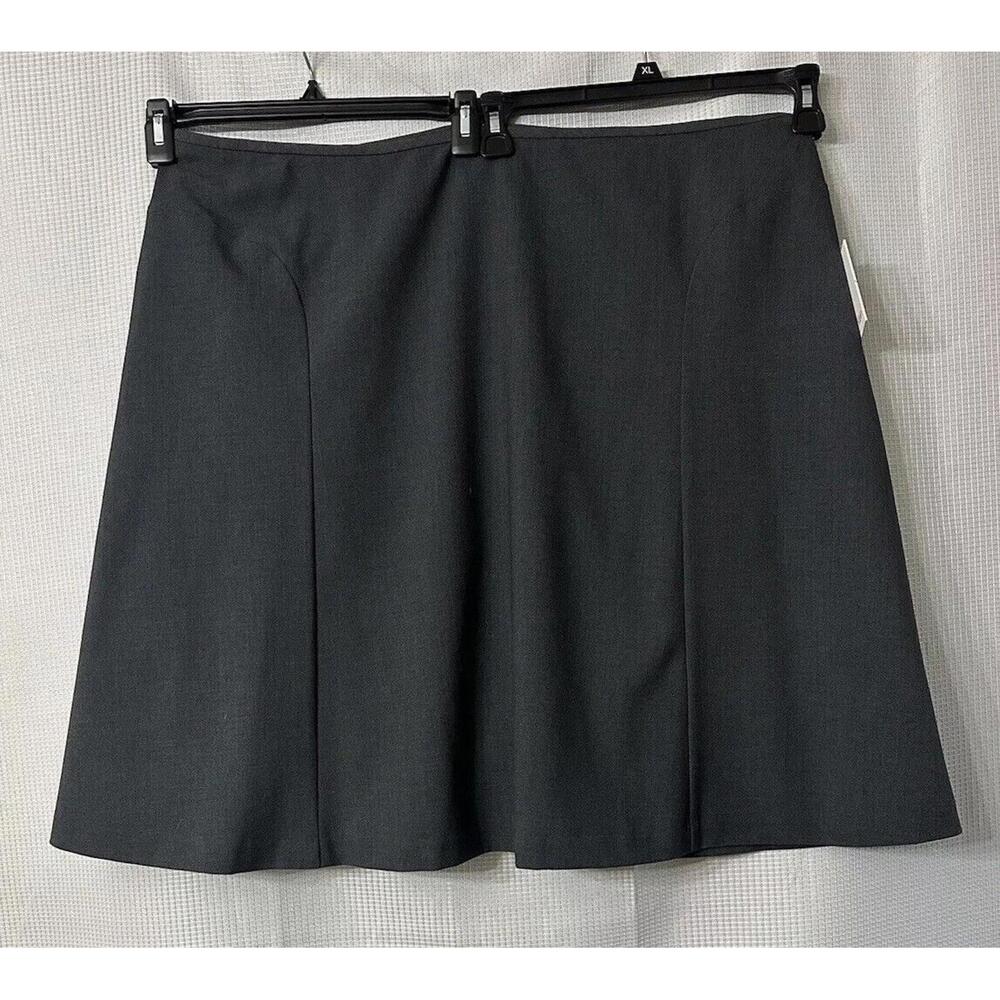 NWT Calvin Klein Womens Zipped Gray Lined Casual Business Skirt Plus Size 22W‎